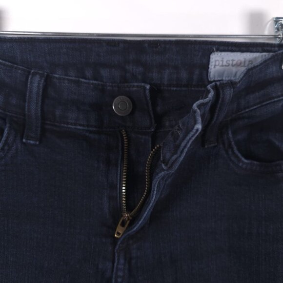 PISTOLA USA🇺🇸MADE Flare Raw Hem Mid Rise Jeans‎ Size 26 - Picture 10 of 13